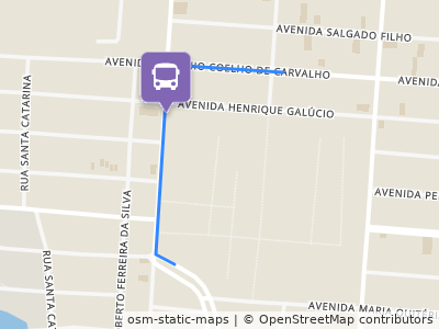Mapa da parada