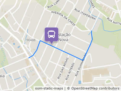 Mapa da parada