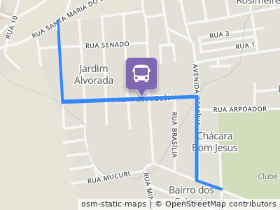 Mapa da parada
