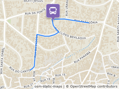 Mapa da parada