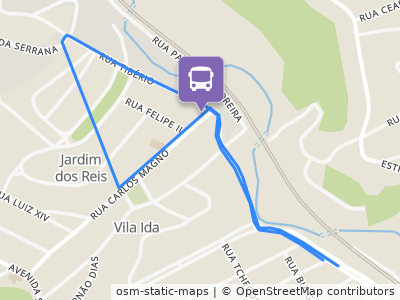 Mapa da parada