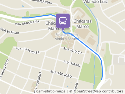 Mapa da parada
