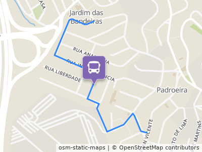 Mapa da parada