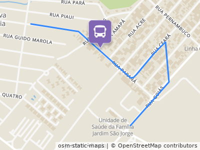 Mapa da parada