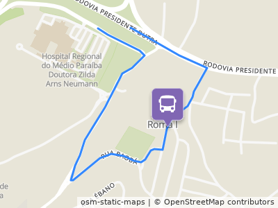 Mapa da parada