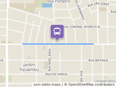 Mapa da parada