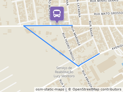 Mapa da parada