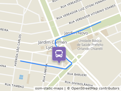 Mapa da parada