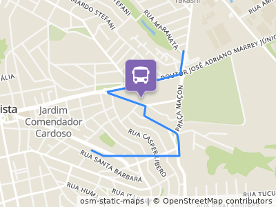Mapa da parada