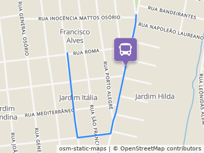 Mapa da parada