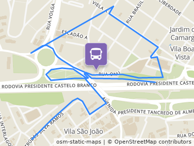 Mapa da parada