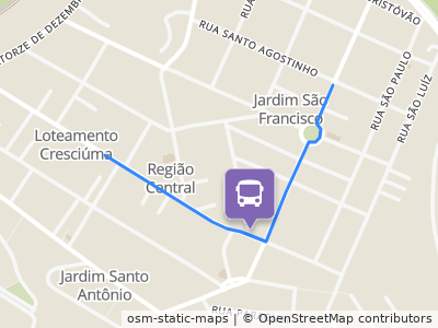 Mapa da parada