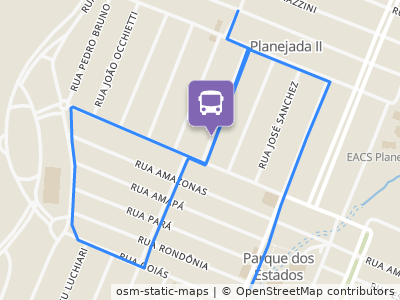 Mapa da parada
