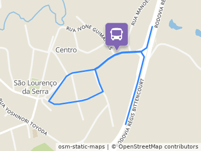 Mapa da parada