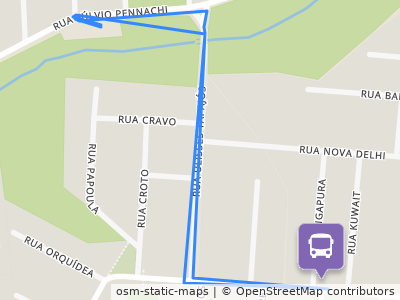 Mapa da parada