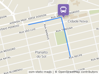 Mapa da parada
