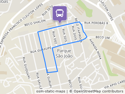 Mapa da parada