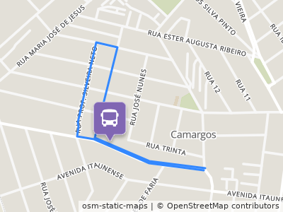 Mapa da parada