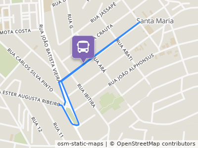 Mapa da parada