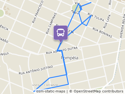 Mapa da parada