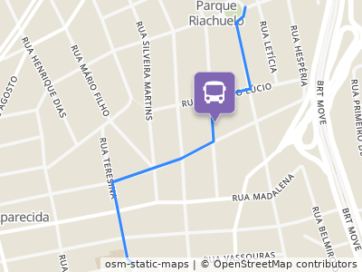 Mapa da parada
