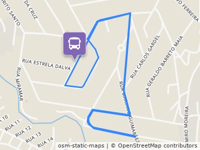 Mapa da parada