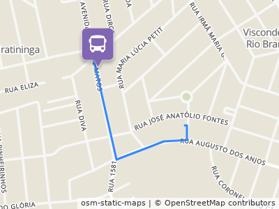 Mapa da parada