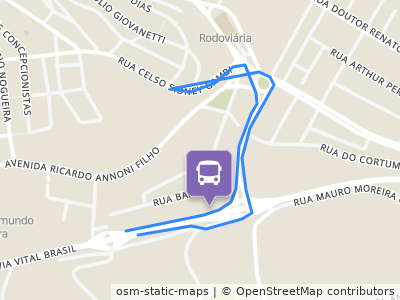 Mapa da parada