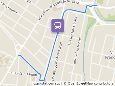 Mapa da parada