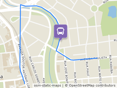 Mapa da parada