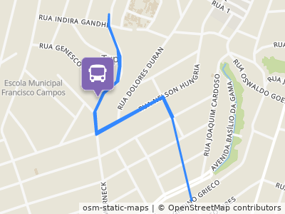 Mapa da parada