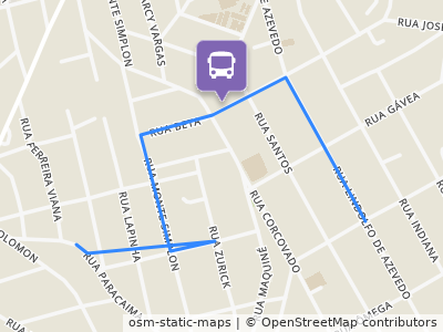 Mapa da parada