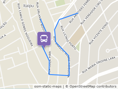 Mapa da parada