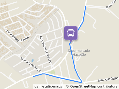 Mapa da parada