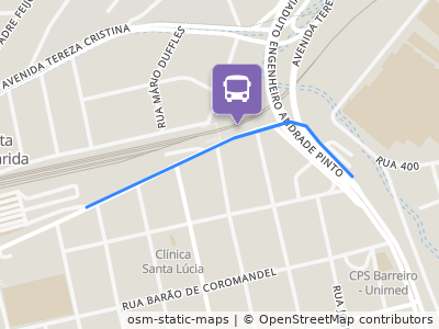 Mapa da parada