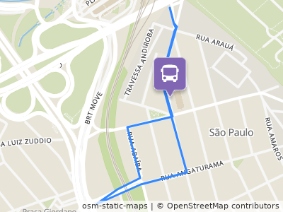 Mapa da parada