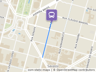 Mapa da parada