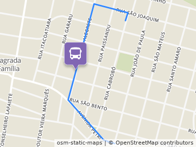 Mapa da parada
