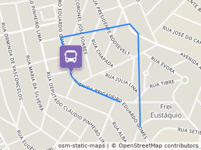 Mapa da parada