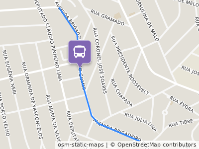 Mapa da parada
