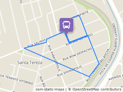 Mapa da parada