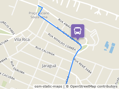 Mapa da parada