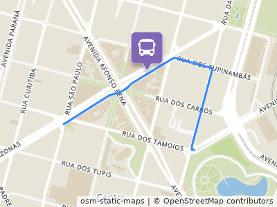 Mapa da parada
