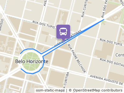 Mapa da parada