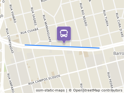Mapa da parada