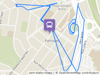Mapa da parada