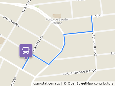 Mapa da parada