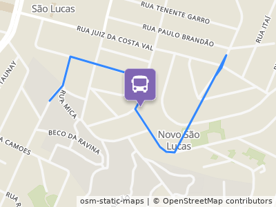 Mapa da parada