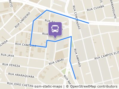 Mapa da parada