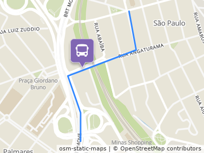 Mapa da parada